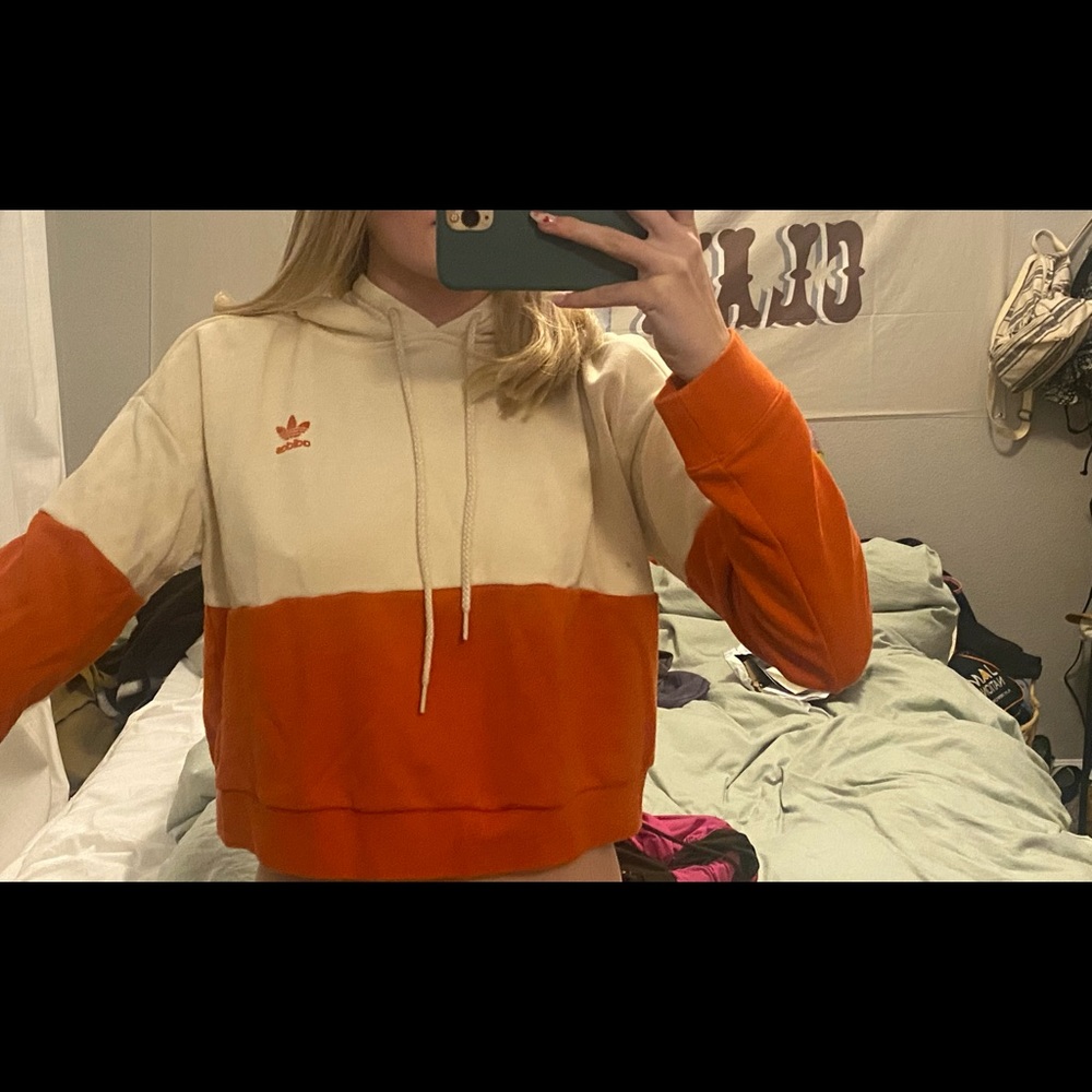 Adidas cropped hoodie